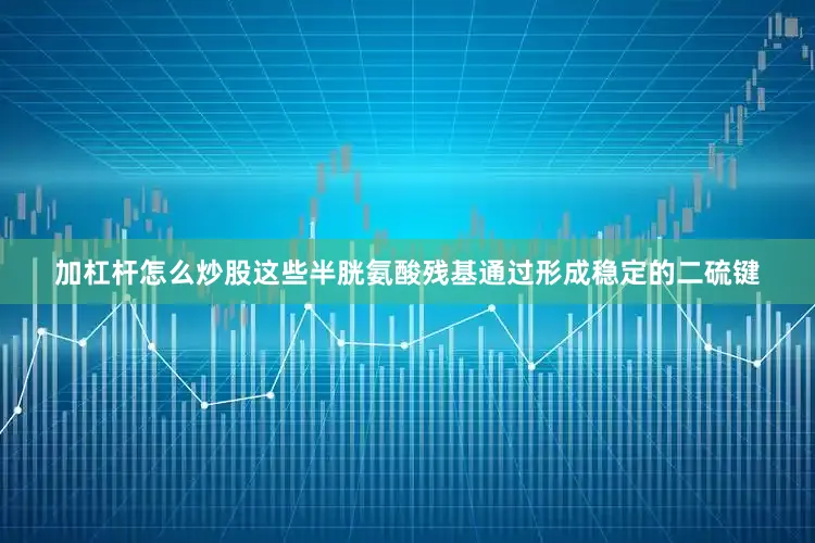 加杠杆怎么炒股这些半胱氨酸残基通过形成稳定的二硫键